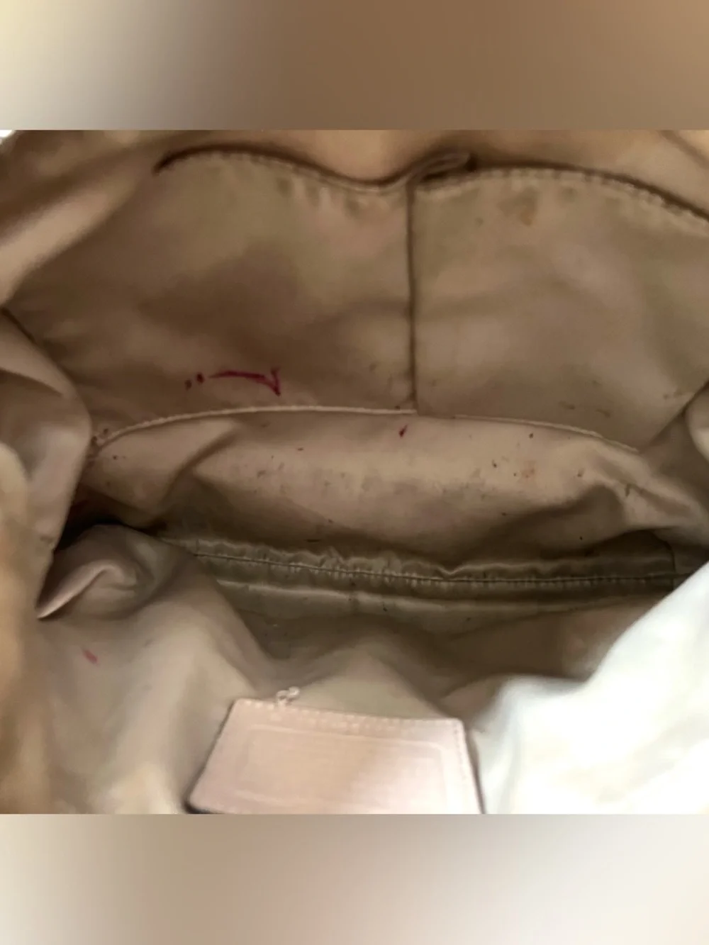 Coach Kristin Woven Leather Shoulder Bag Hobo - Picture 12 of 14